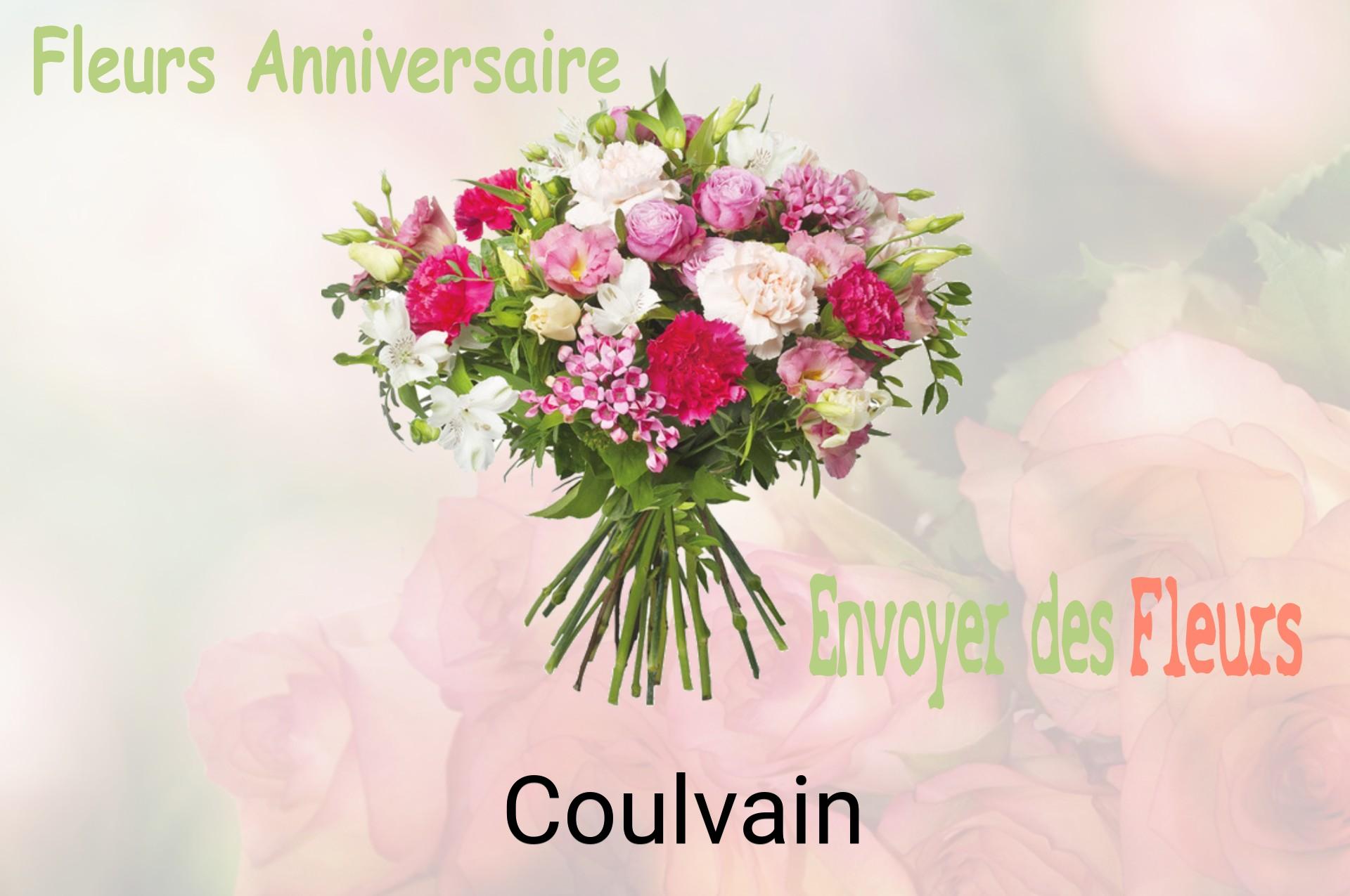 Bouquet de fleurs d’anniversaire livré à Coulvain